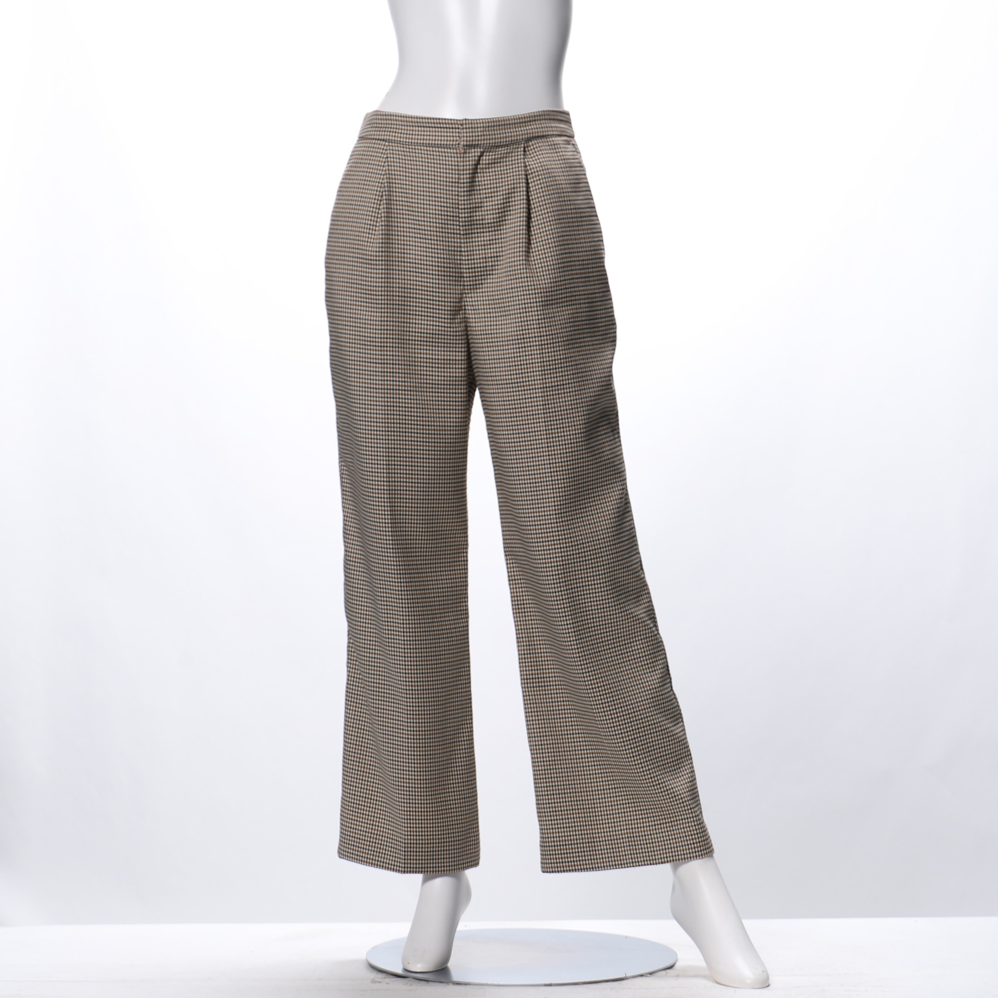 ガンクラブチェックストレートパンツ