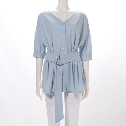 Dカンベルトアクセントブラウス