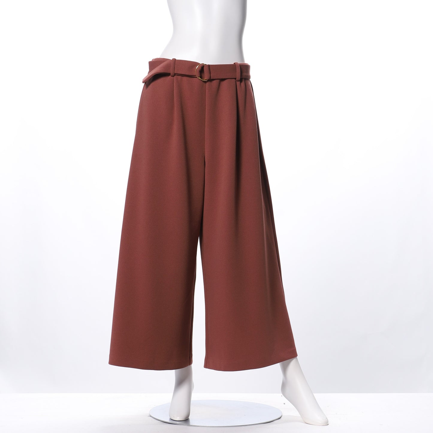 Dカンベルト付きガウチョパンツ