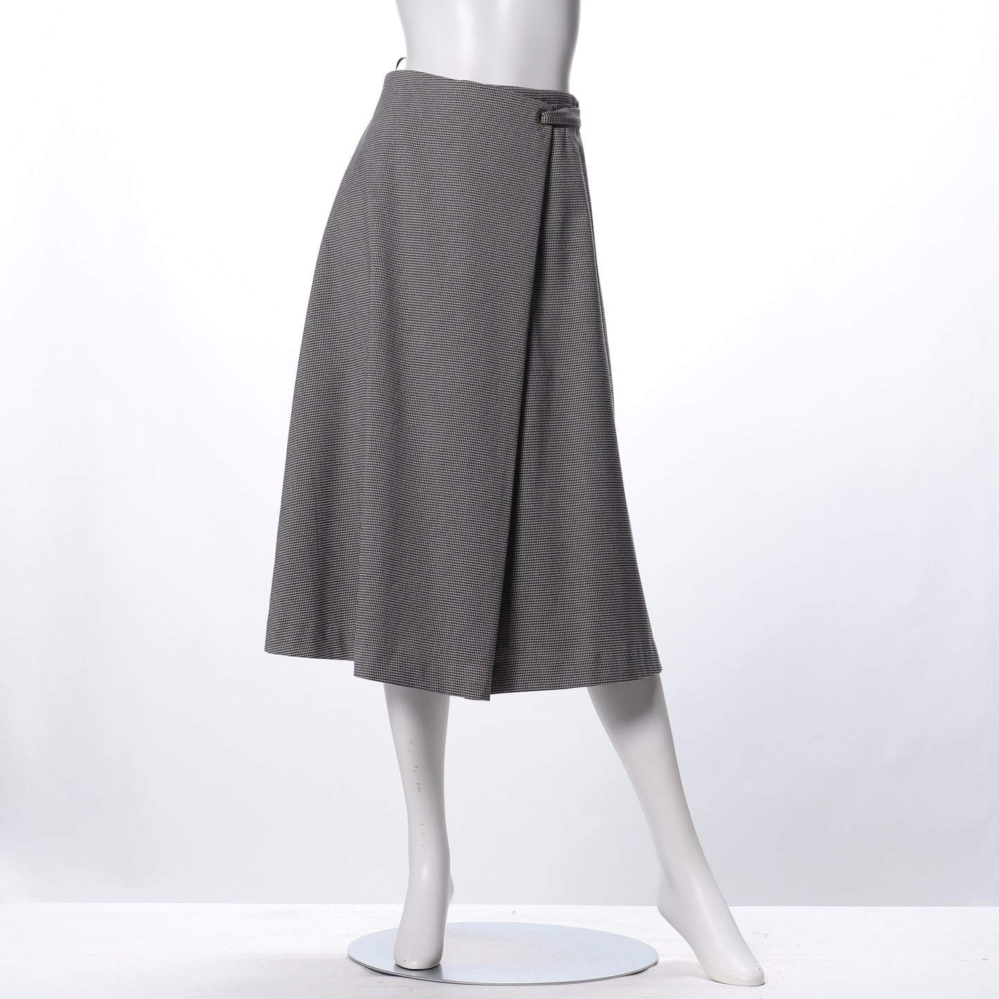 ラップ風フレアスカート