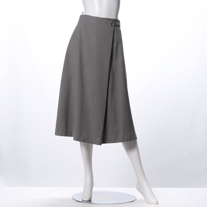 ラップ風フレアスカート