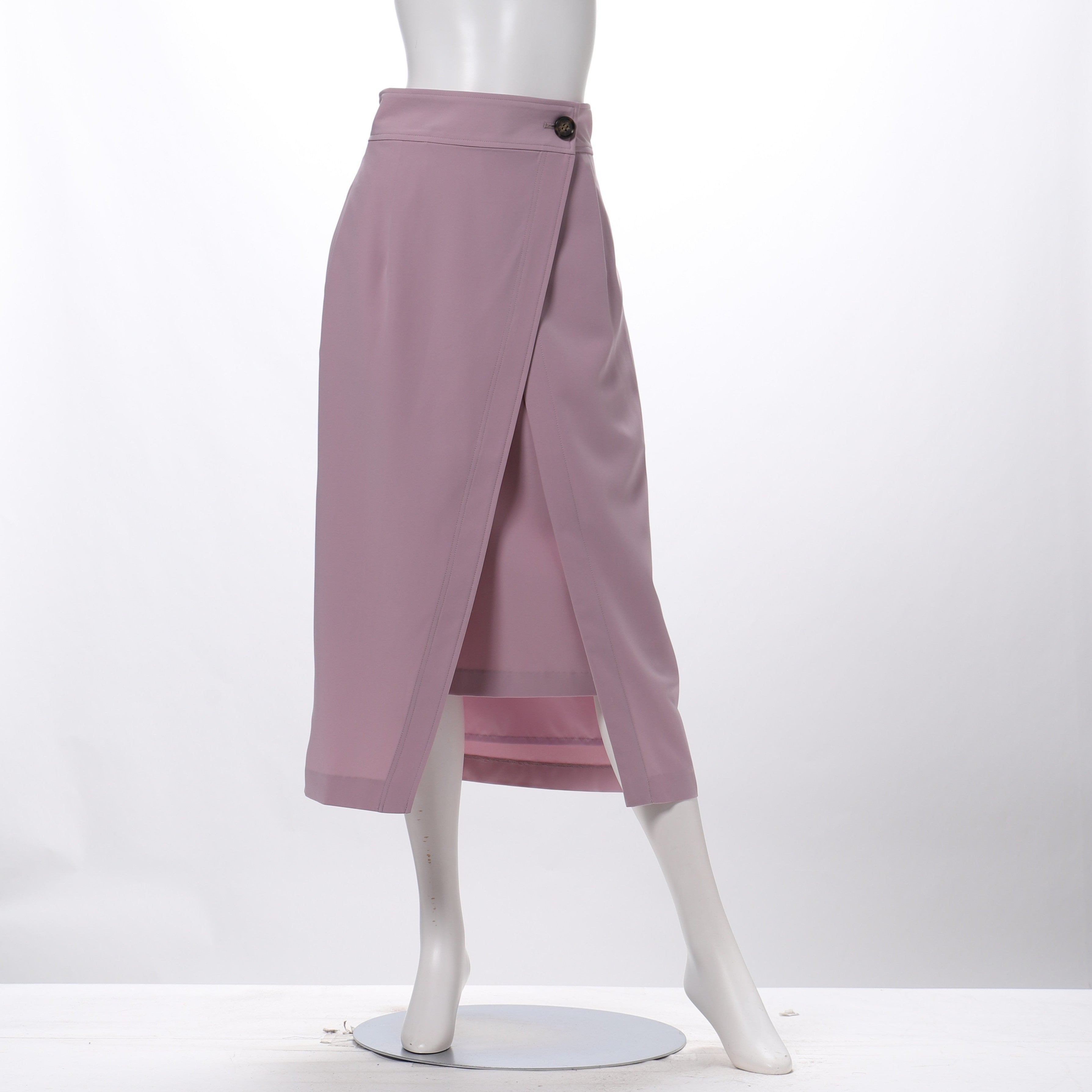 レイヤード風ラップスカート