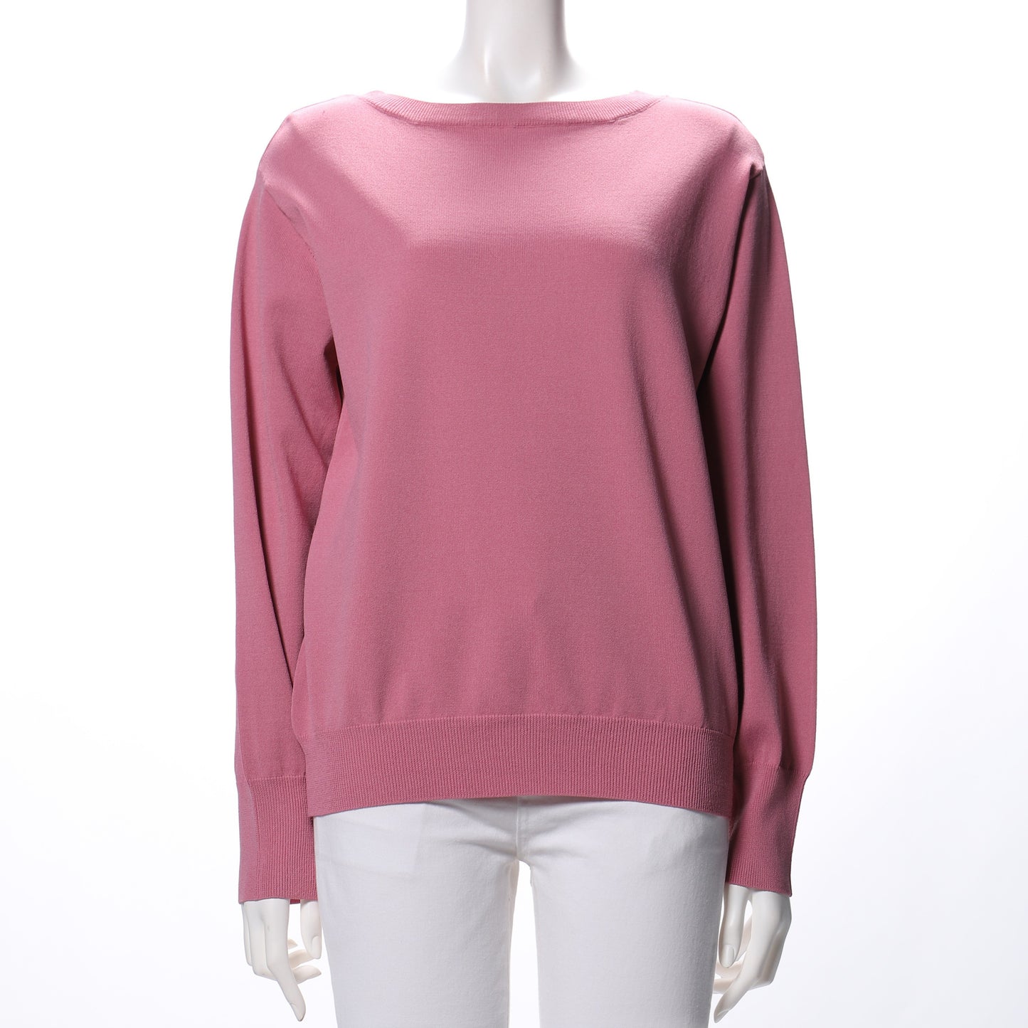 ベーシックボートネックニット