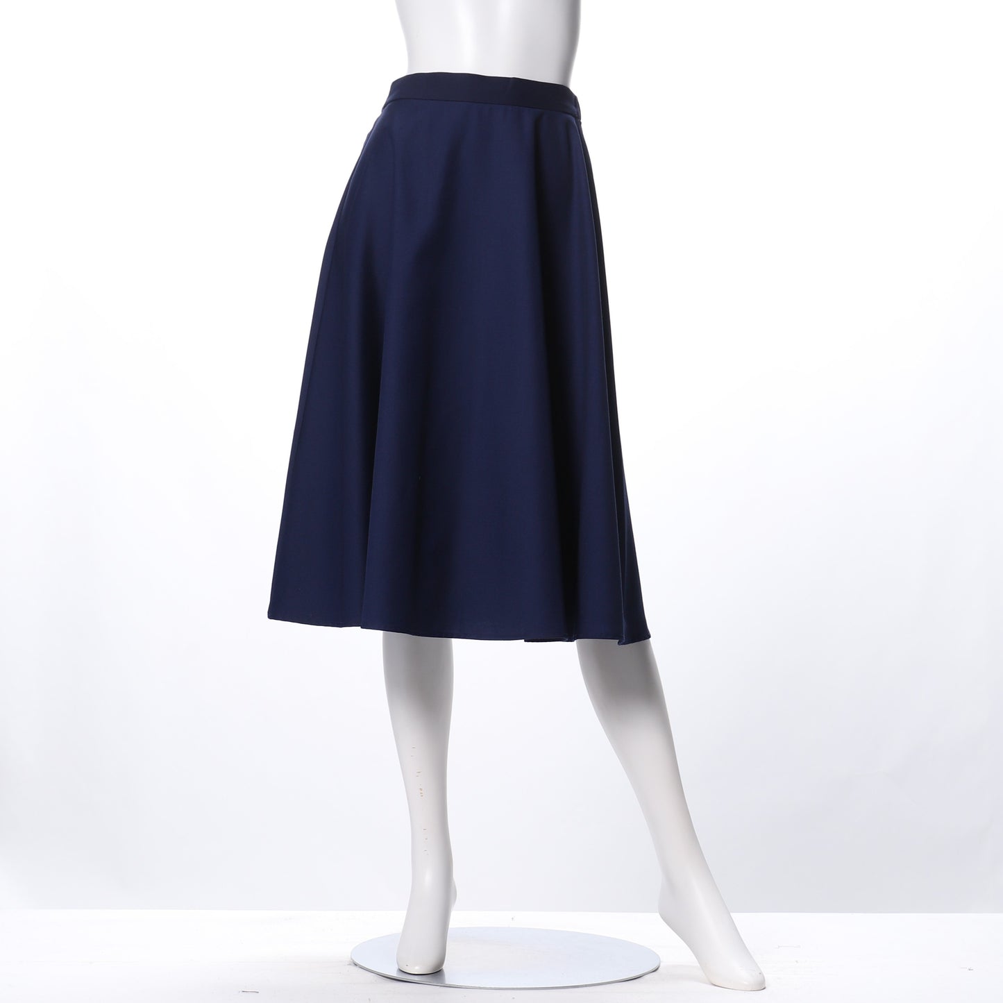 フロントリボンフレアスカート