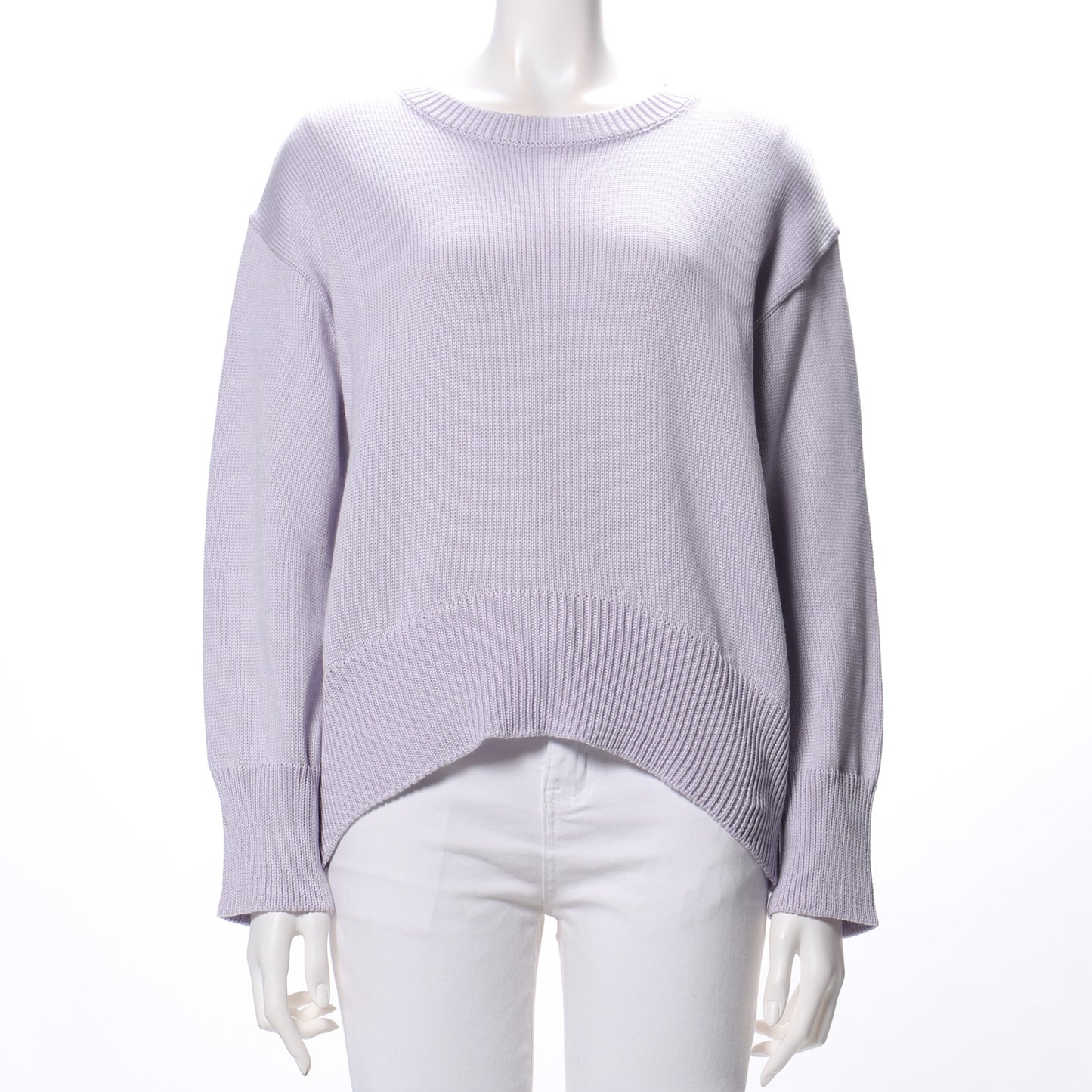 ラウンドネックドロップショルダーニット