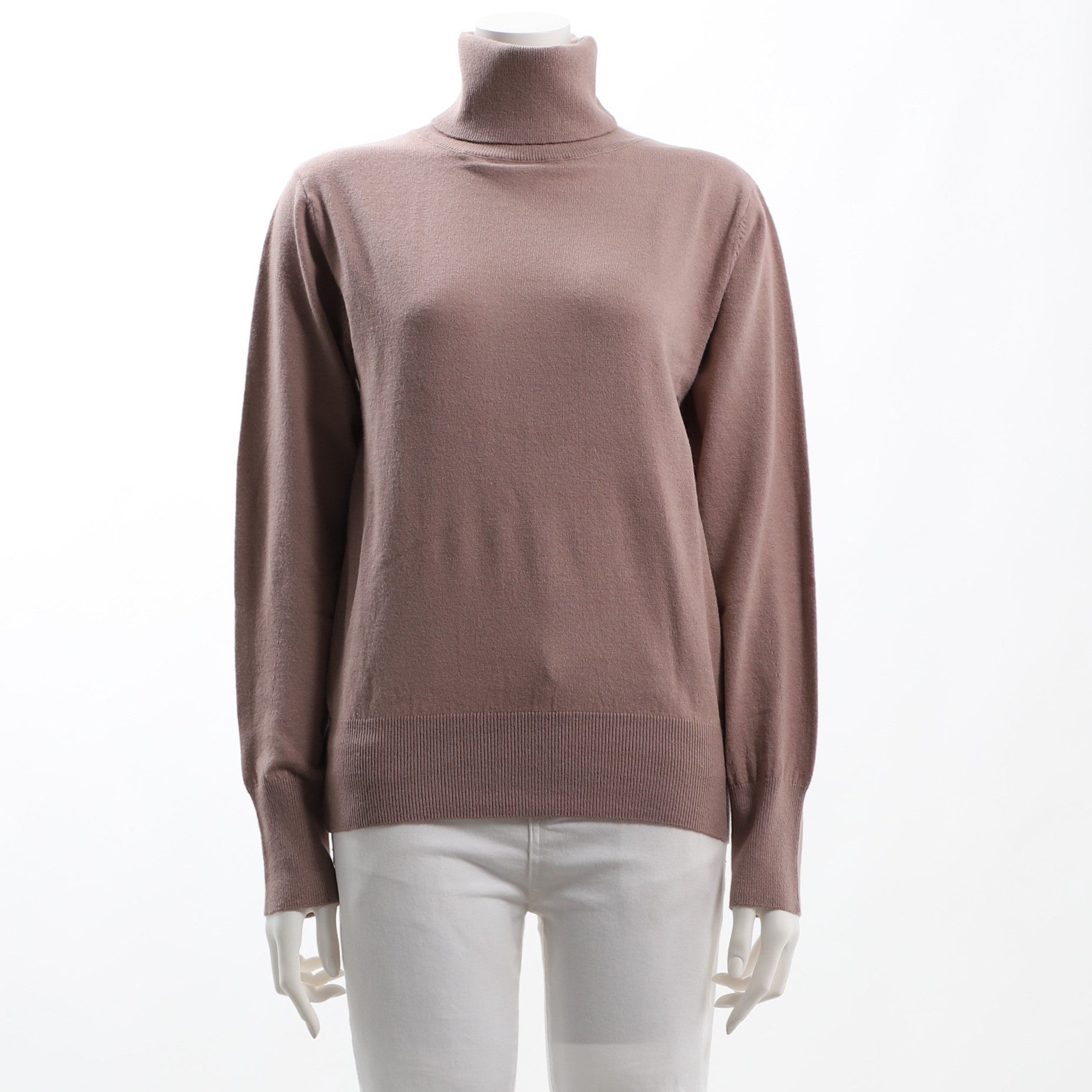 ストレッチヤーンタートルネックニット