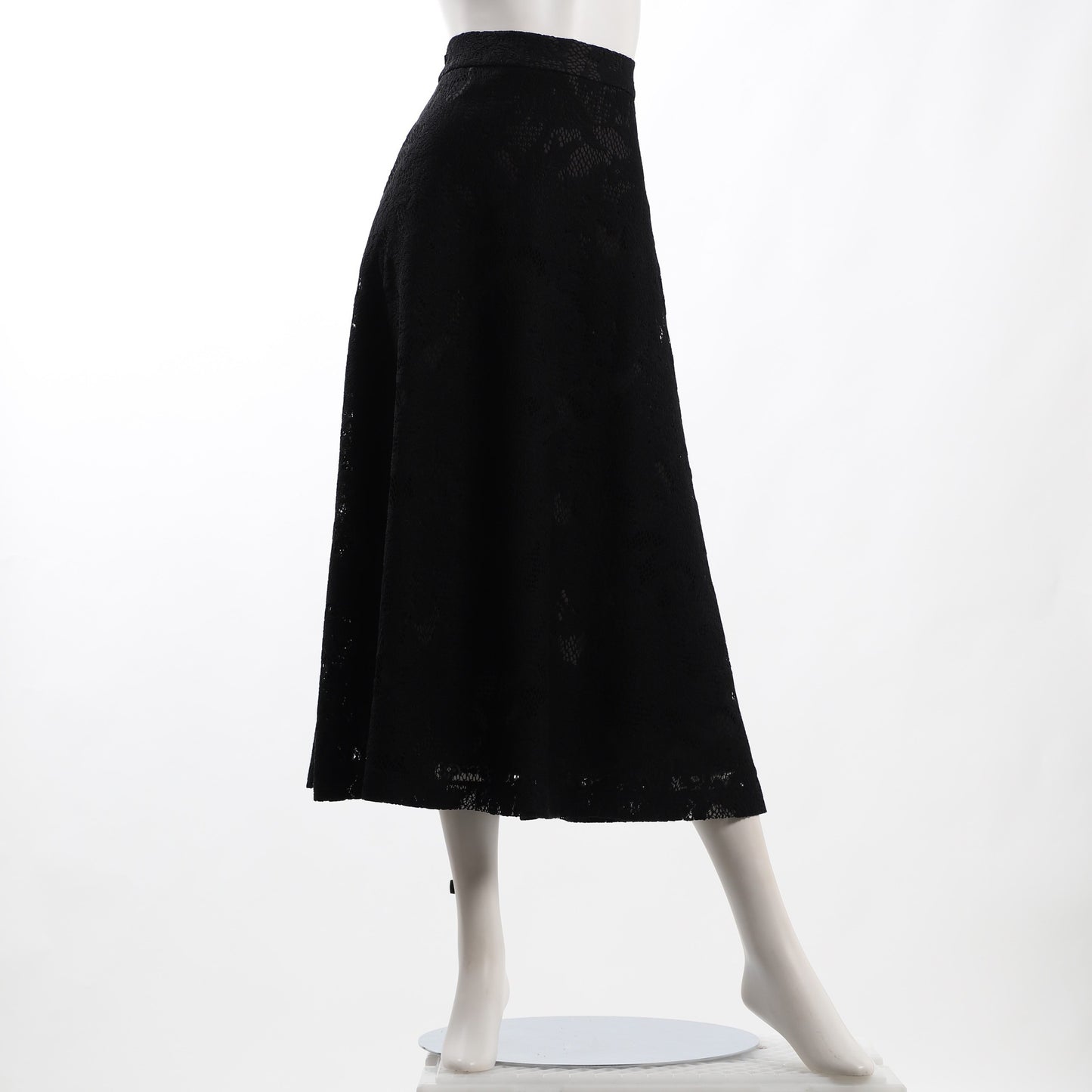 花柄レースAラインスカート