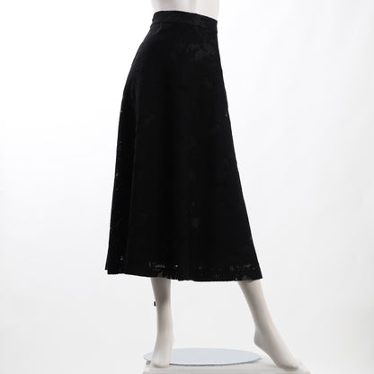 花柄レースAラインスカート