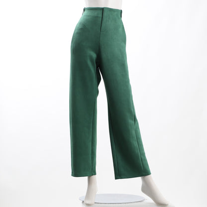 フェイクスエードハイウエストパンツ