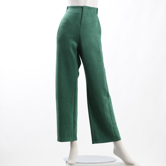 フェイクスエードハイウエストパンツ
