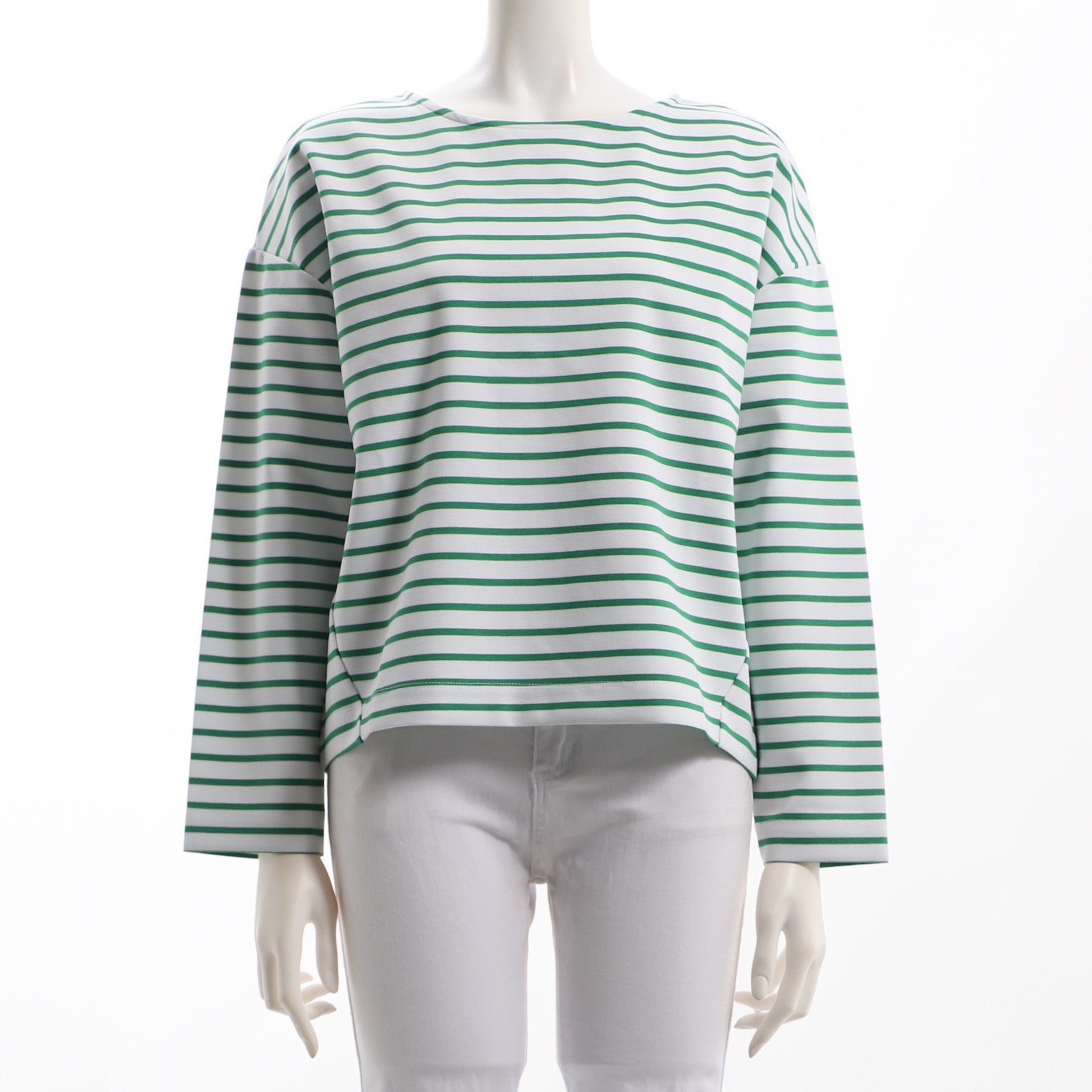 ドロップショルダーボーダーカットソー