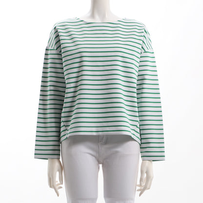 ドロップショルダーボーダーカットソー