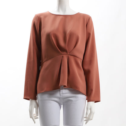 前タックデザインブラウス