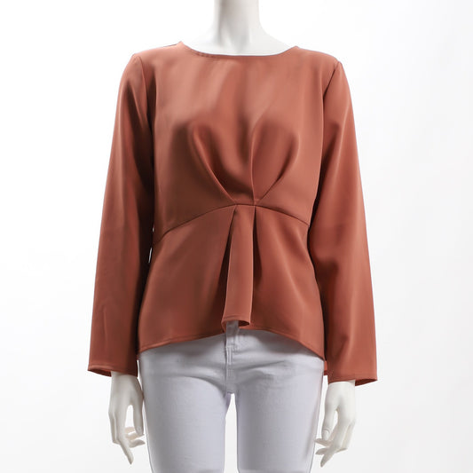 前タックデザインブラウス