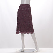 レース素材タイトスカート