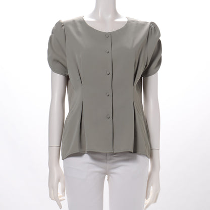 ふんわり袖前開きブラウス