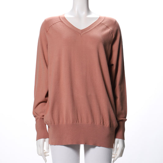 ラグランスリーブVネックニット