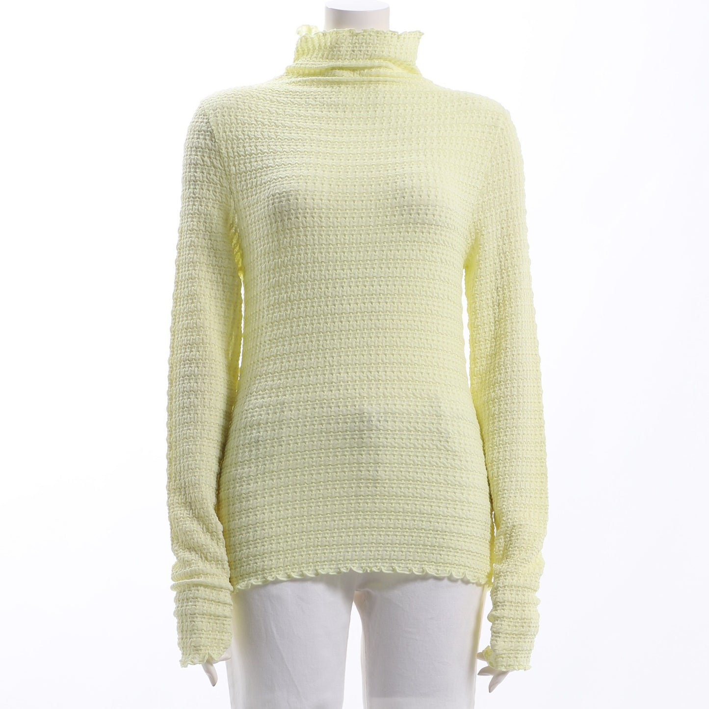 凸凹素材カットソー