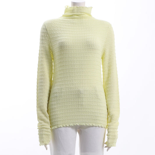 凸凹素材カットソー