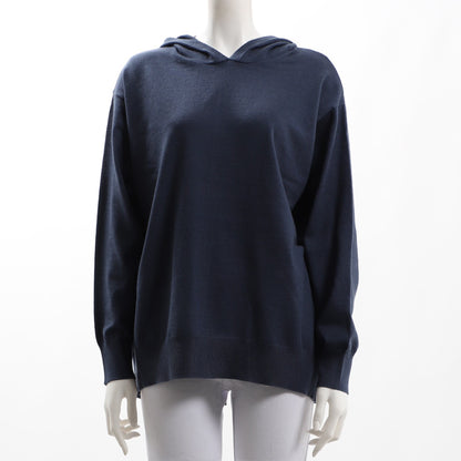 ゆったりフード付きニット