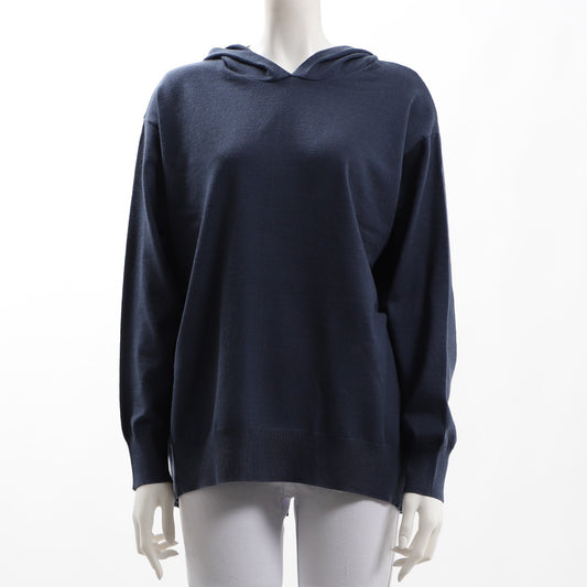 ゆったりフード付きニット