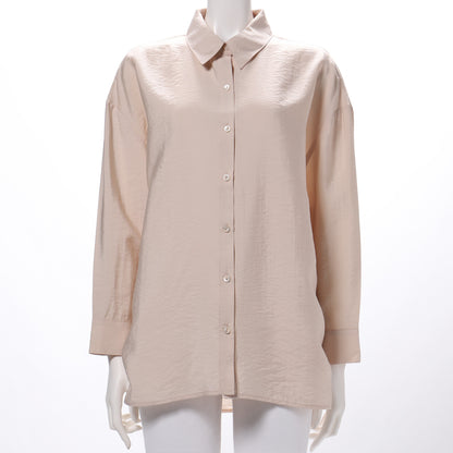 前開きデザインシアーシャツ