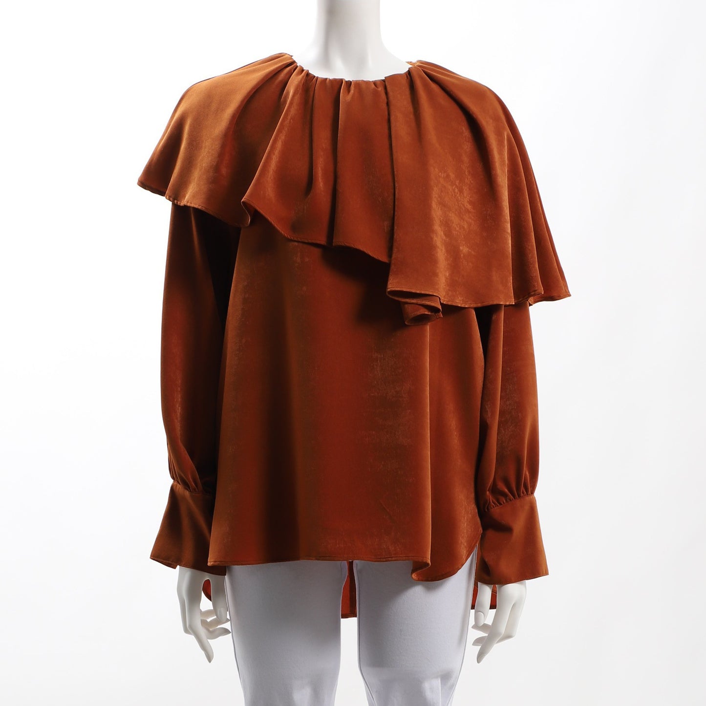 大胆フリルブラウス