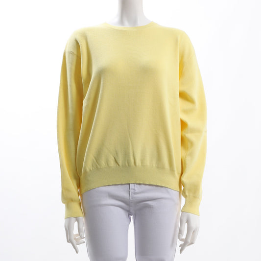 クルーネックハイゲージニット