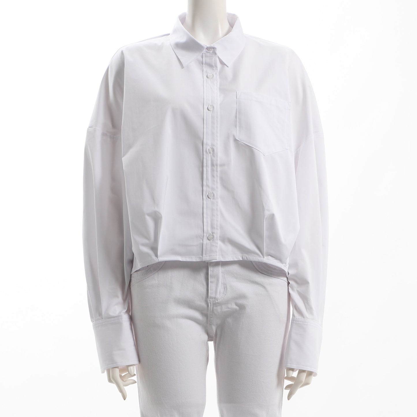 アウトポケットタックシャツ