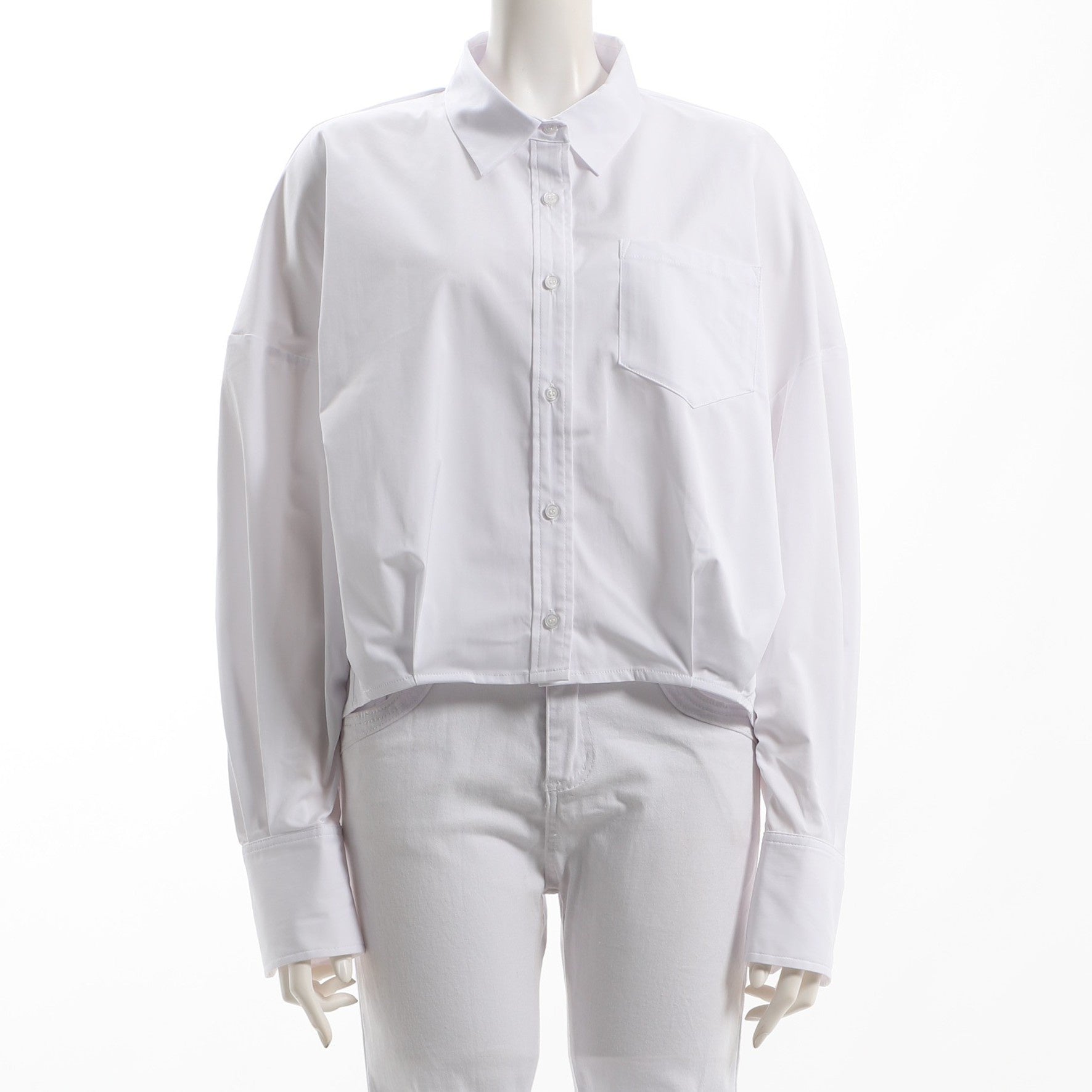 アウトポケットタックシャツ