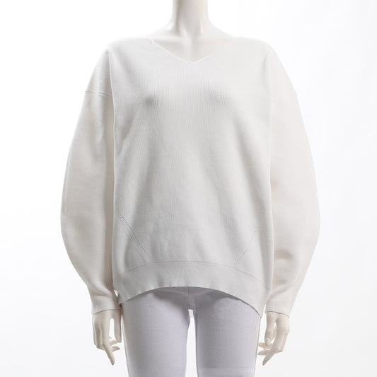 ボリュームスリーブVネックニット