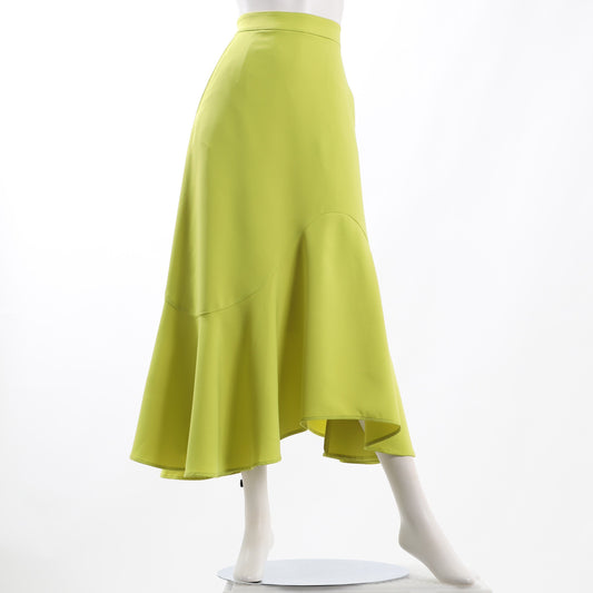 裾デザインマーメイドスカート