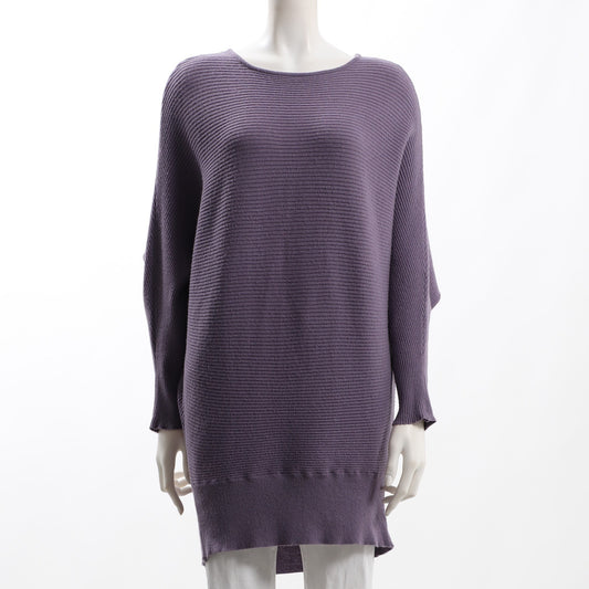 ドルマンスリーブリブニット