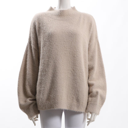 ドロップショルダーオフネックニット