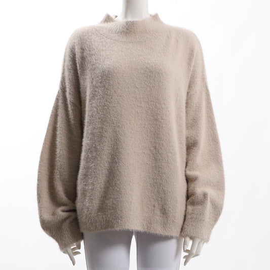 ドロップショルダーオフネックニット