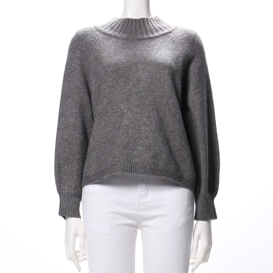 ラグランスリーブハイネックニット