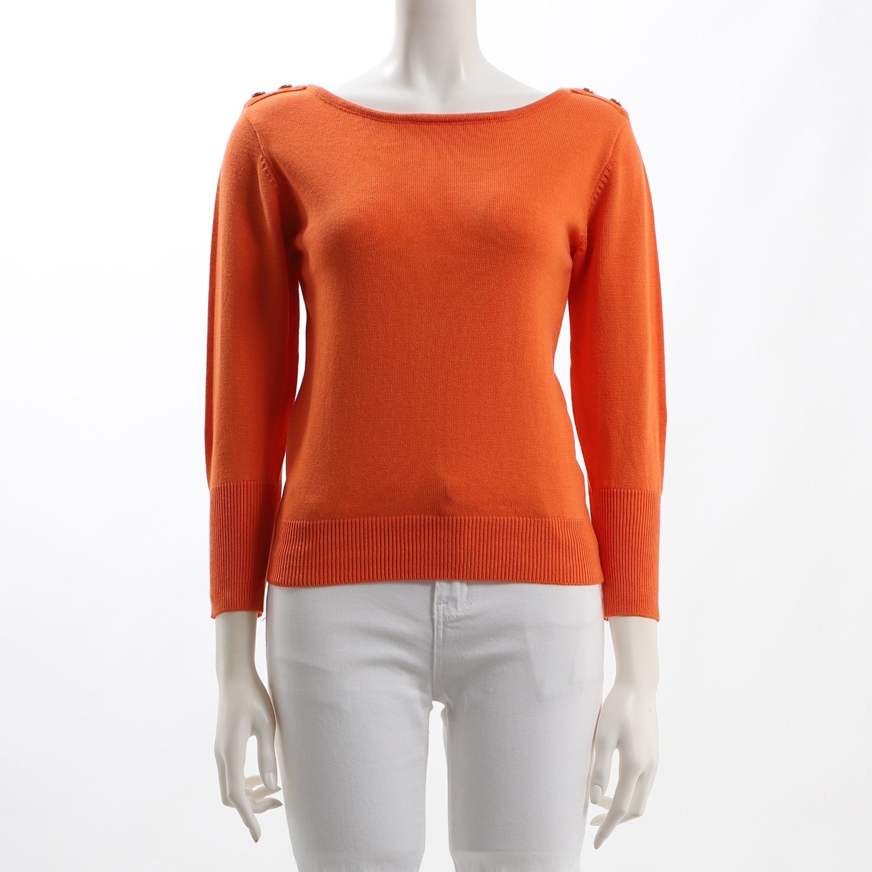 ボートネックニット