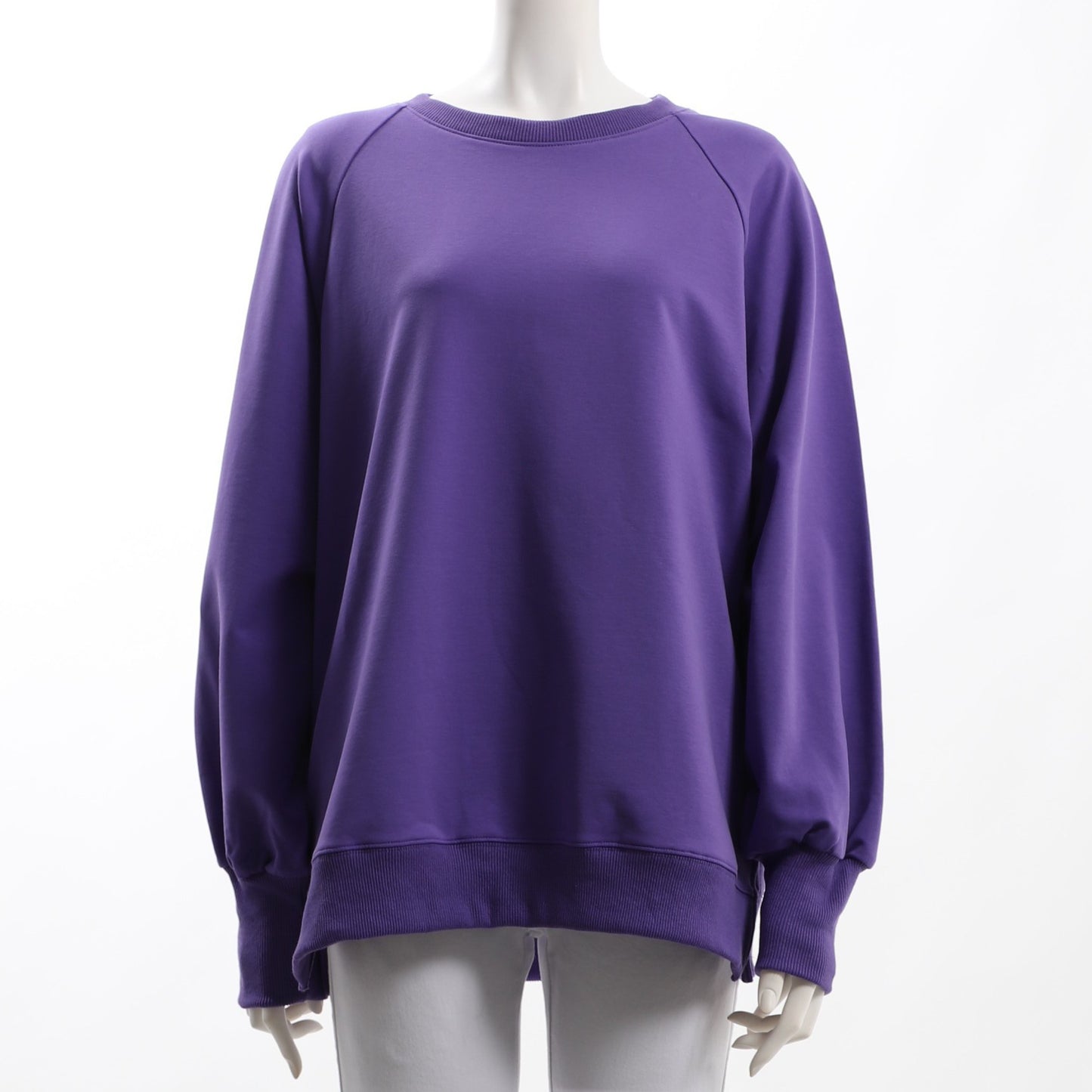 ゆったりラグランスリーブカットソー