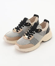 ボリュームソール スニーカー【ベージュ】