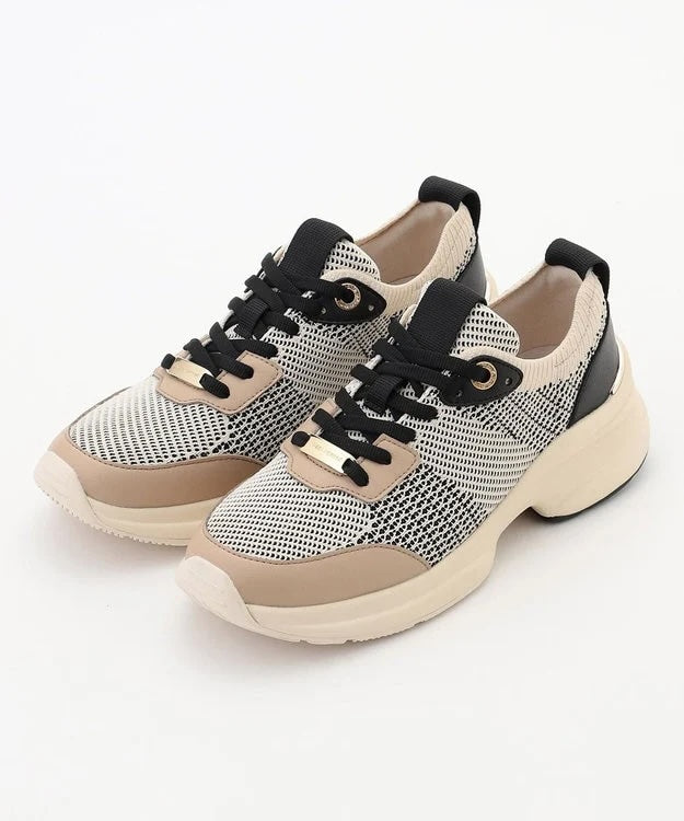 ボリュームソール スニーカー【ベージュ】