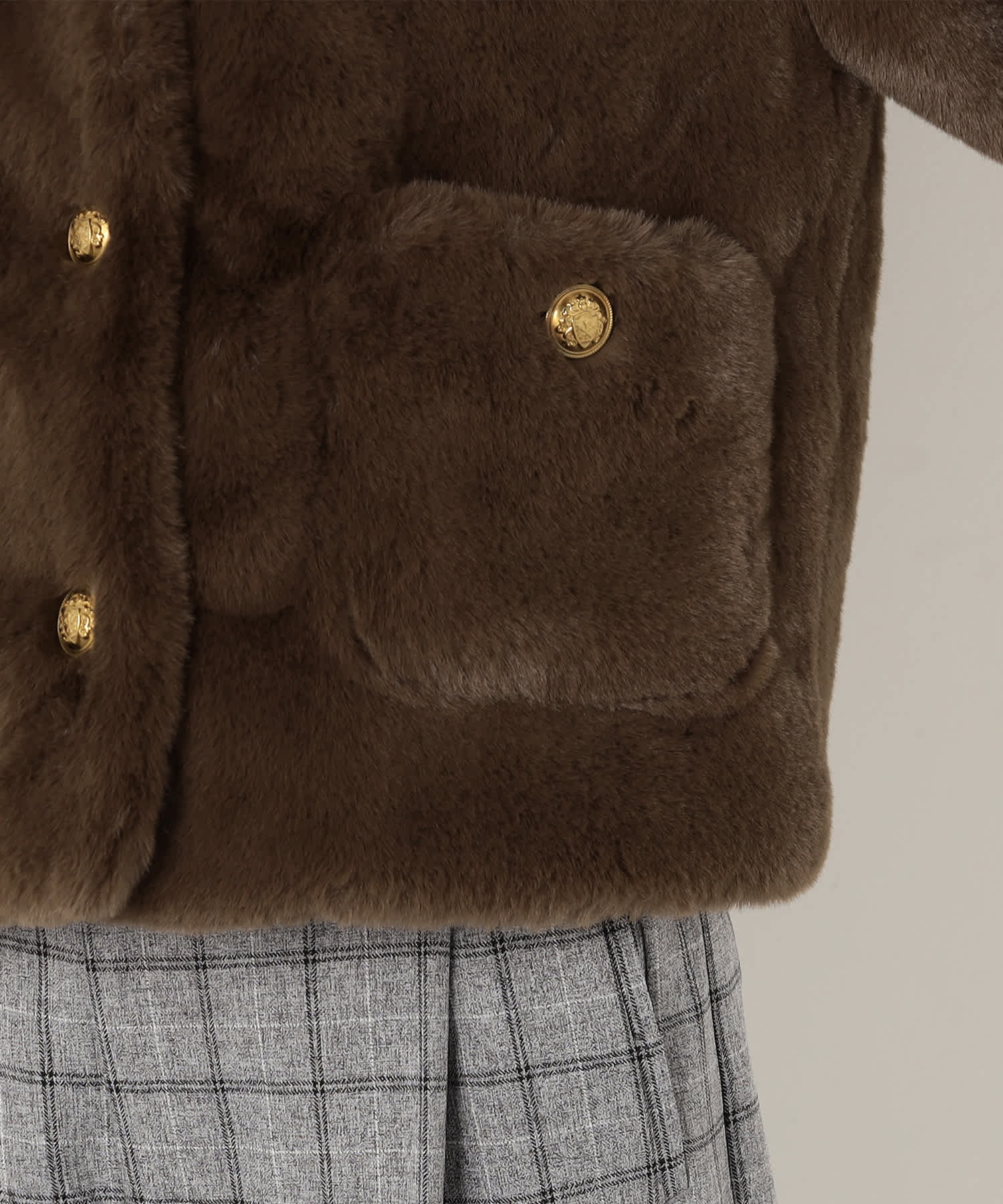 【特別価格20%OFF】ファー軽やかジャケット