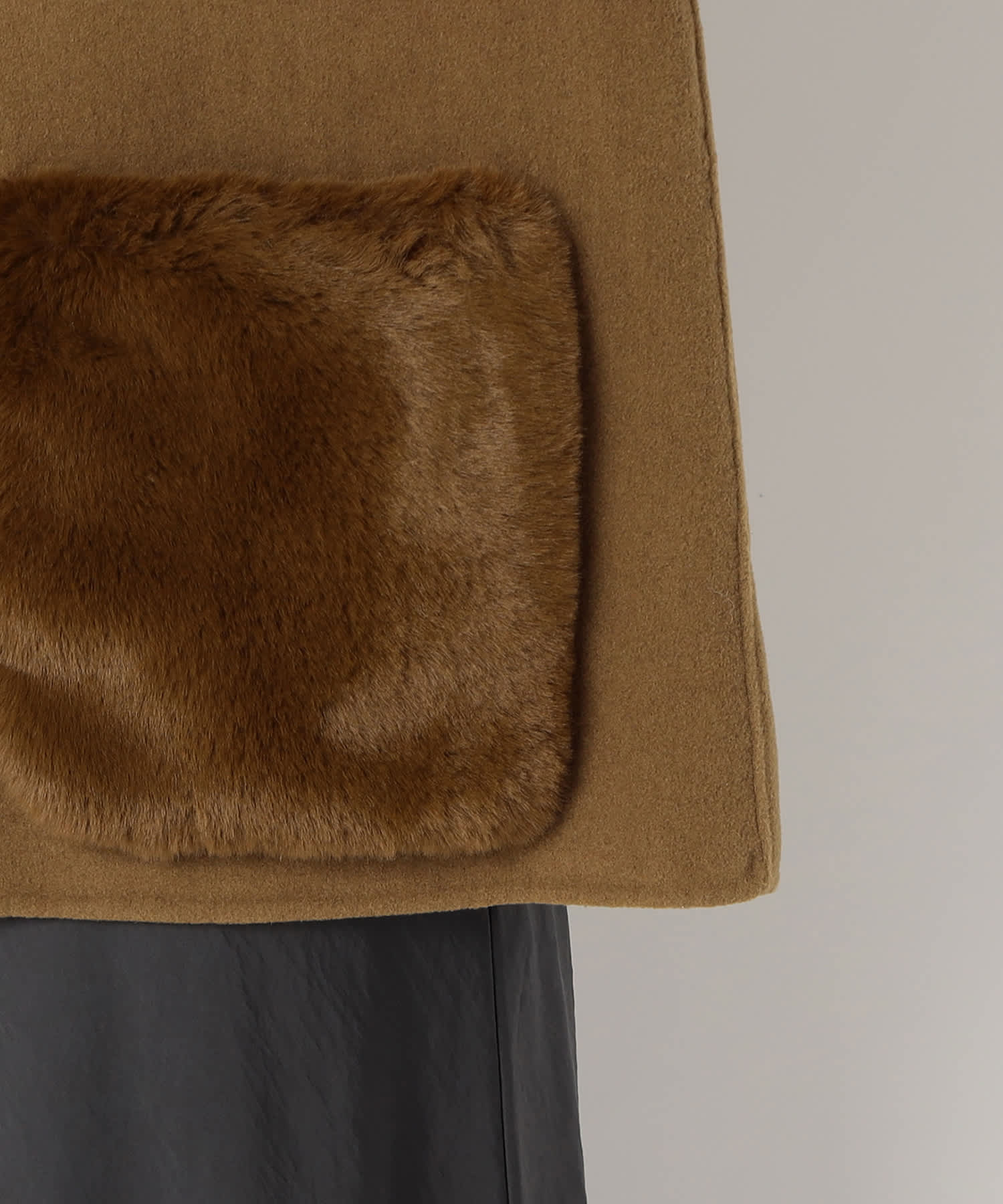 【特別価格20%OFF】ファーシンプルアウター