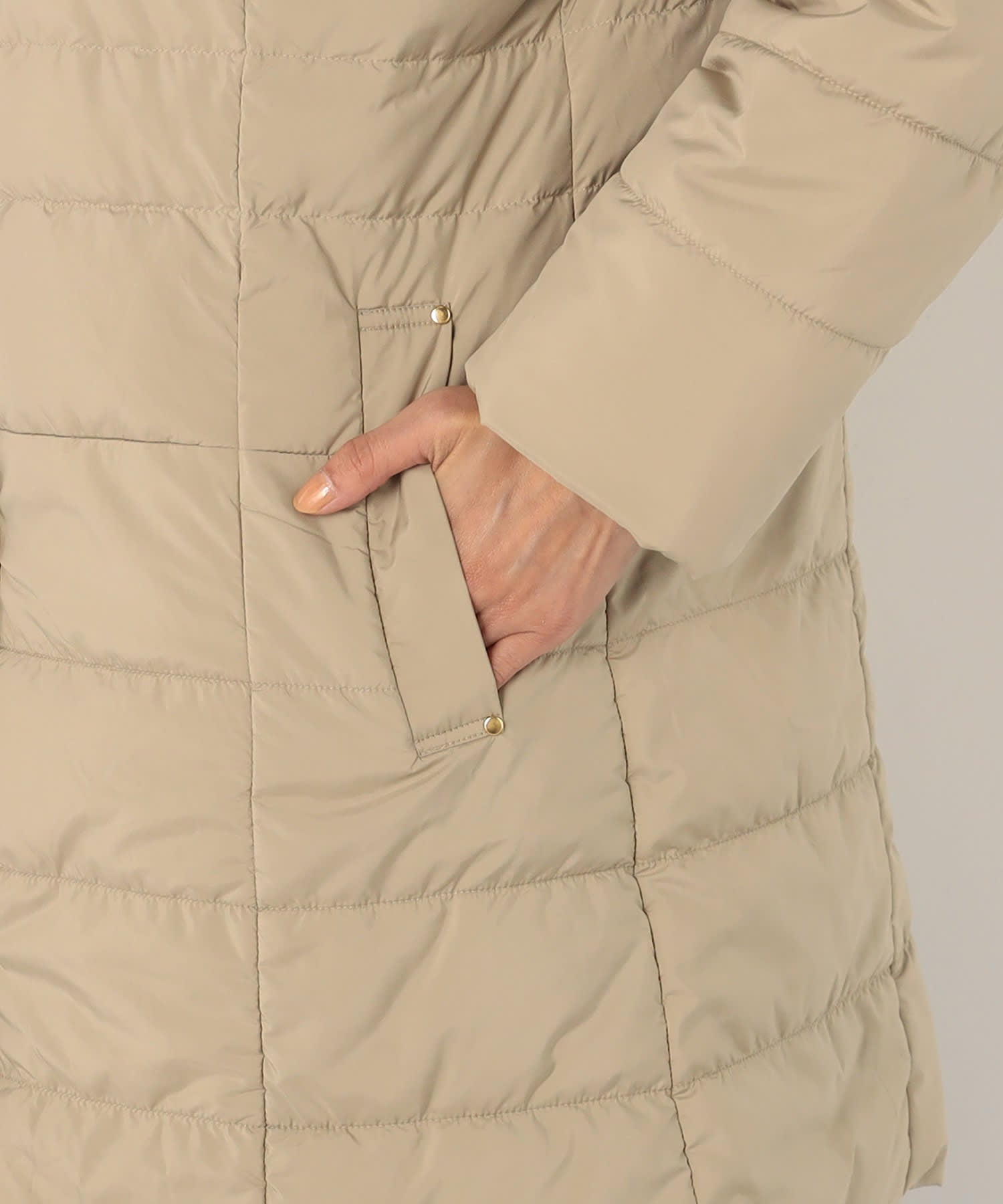 【特別価格20%OFF】上品フードダウンコート