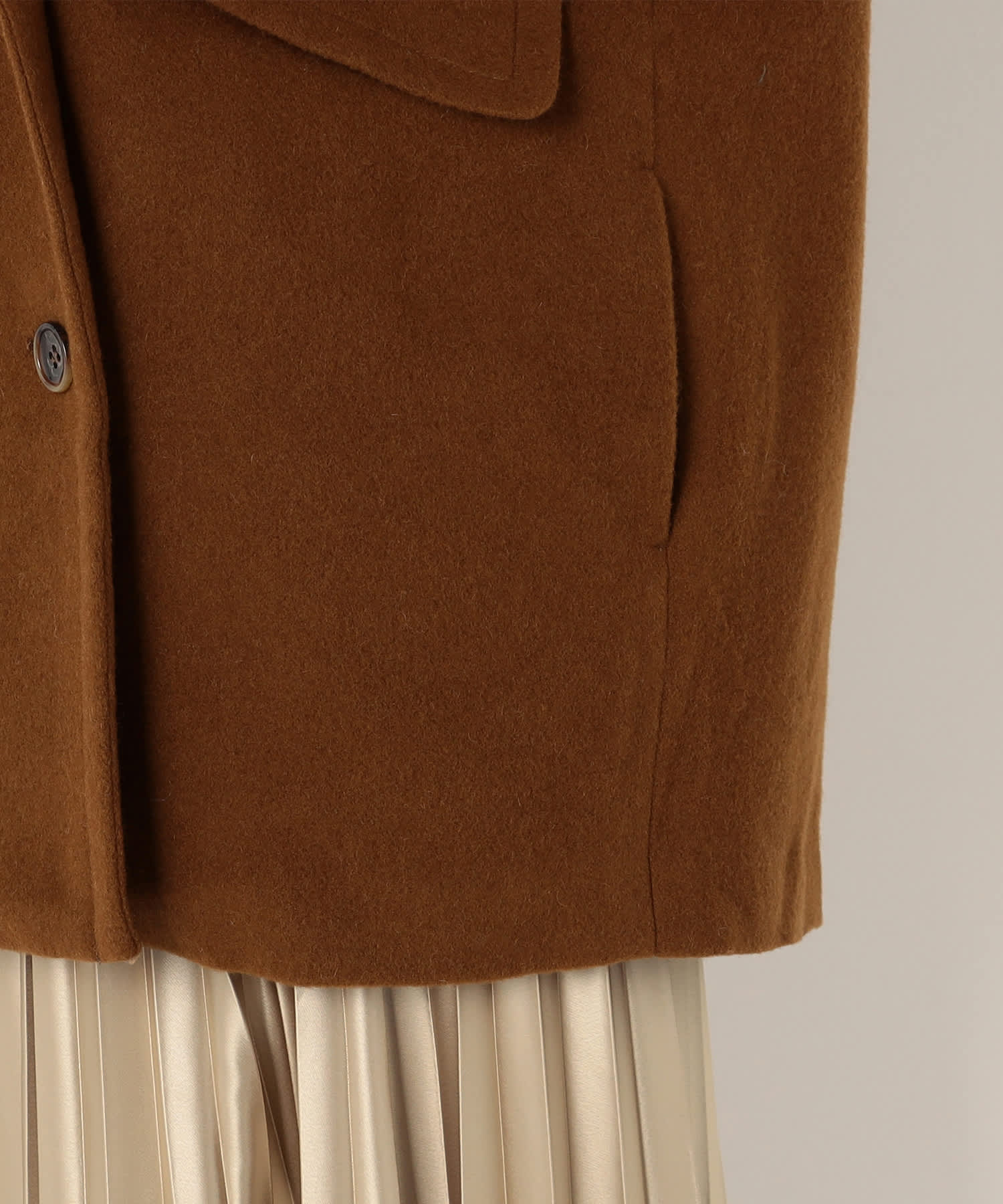 【特別価格20%OFF】レザーエレガントコート