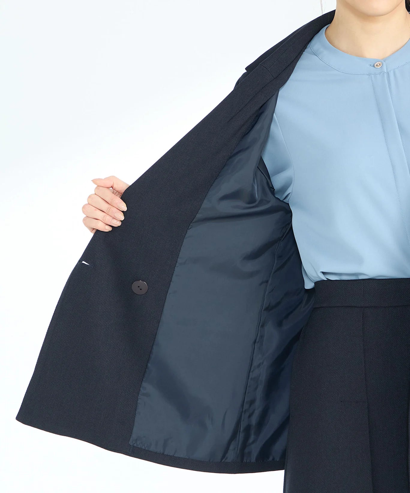 【セットアップ】ダブルブレストテーラードジャケット