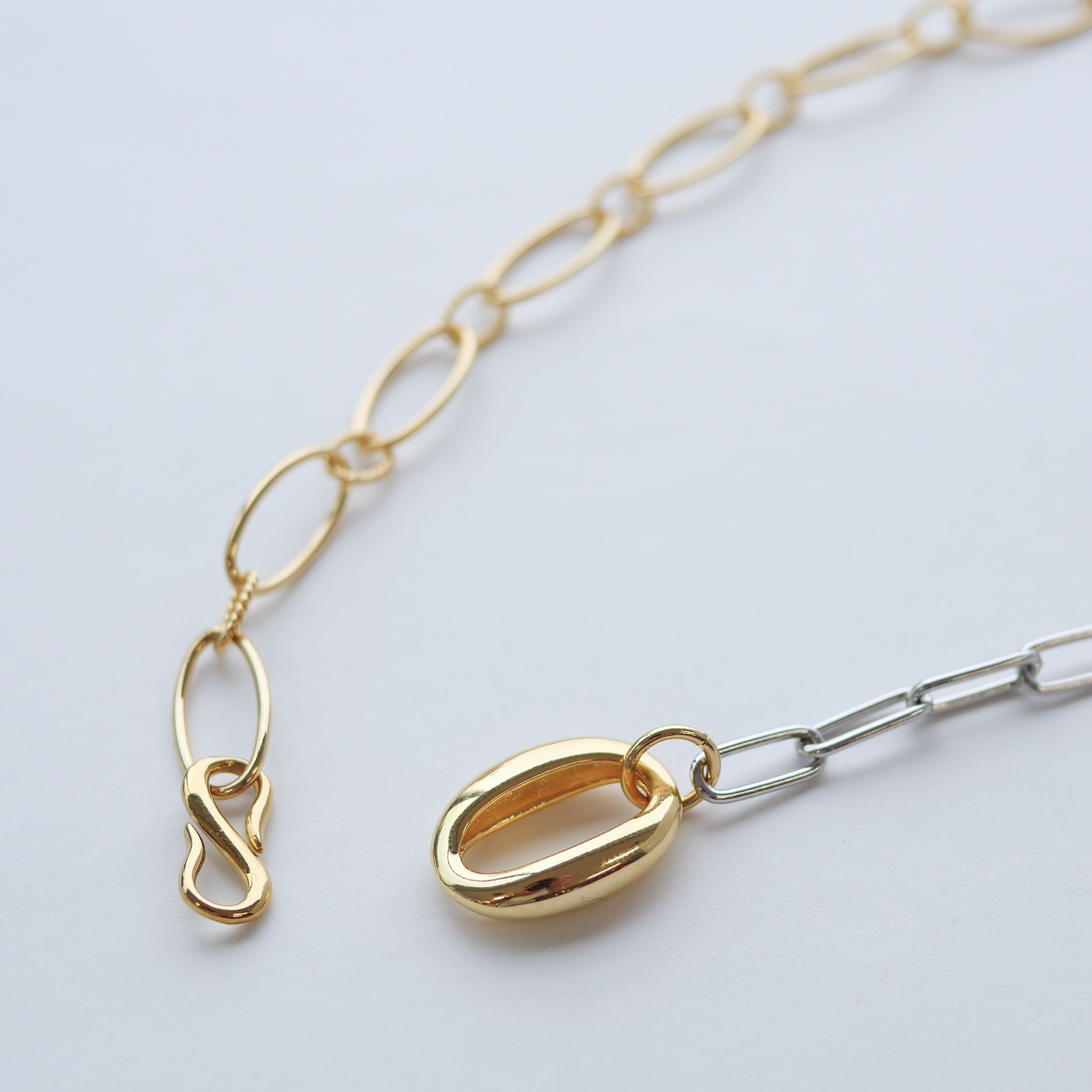 ミックスチェーンネックレス