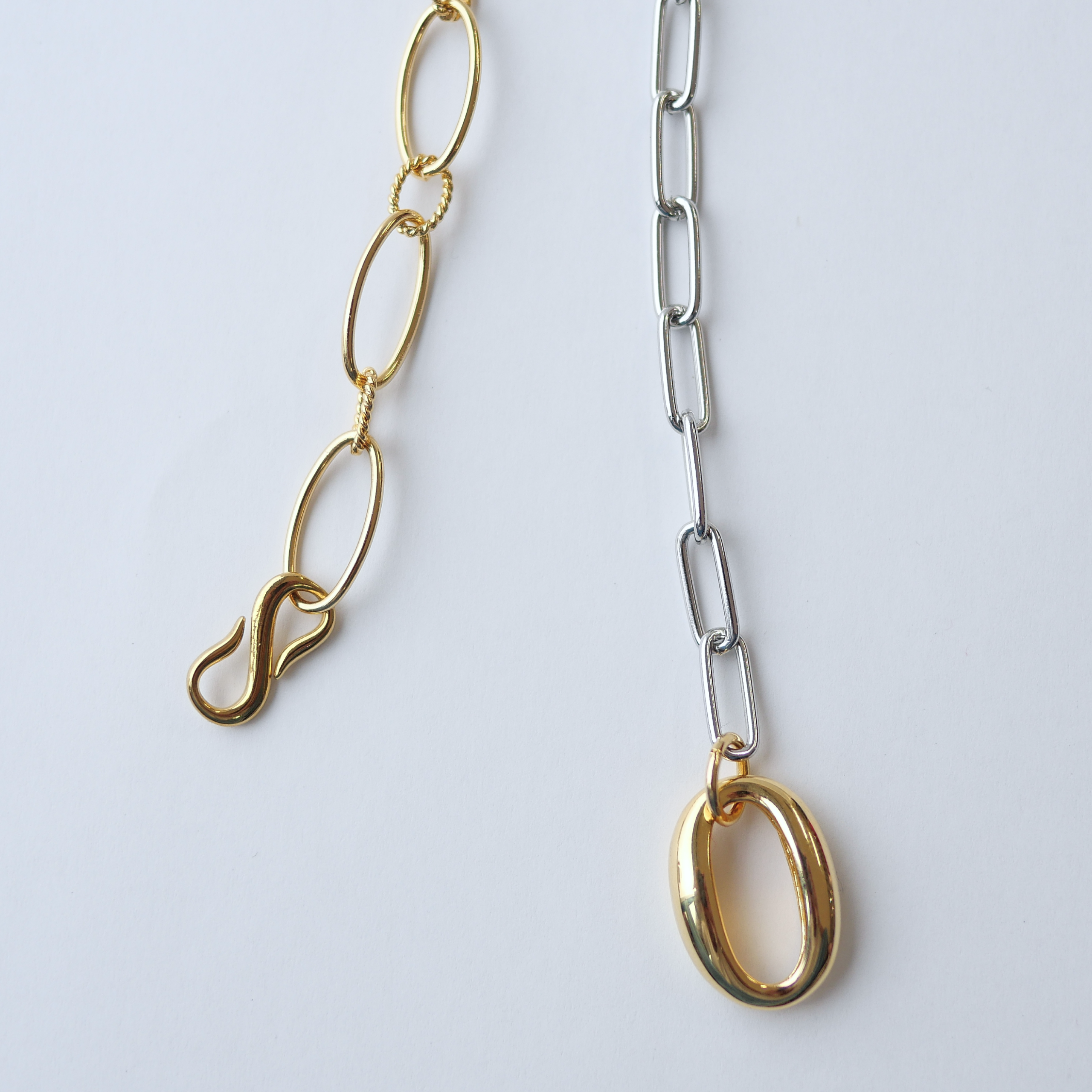 ミックスチェーンネックレス