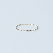 【K10】カットボールチェーンリング