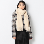 ふんわり無地ストール【ベージュ】