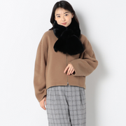 もこもこティペット【ブラック】